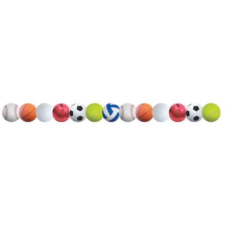 Hygloss Products Sports Balls Border, 36 Feet/Pack, PK6 33616